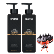 SPARTAN™ - Root Activator Shampoo + Conditioner + FREE Scalp Brush